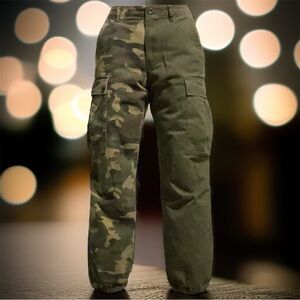 Fashion Nova Split Camo Pants